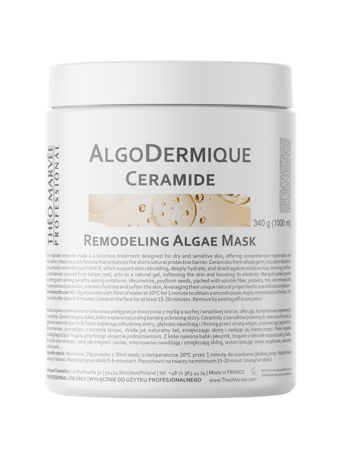 AlgoDermique CERAMIDE 1000ml (340g) - maska algowa ceramidowa