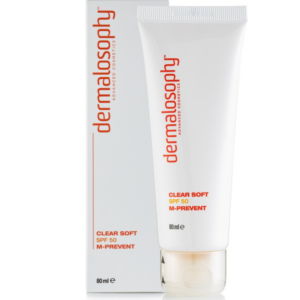 DERMALOSOPHY CLEAR SOFT SPF 50 M PREVENT - transparentny ochronny krem SPF50 80ml