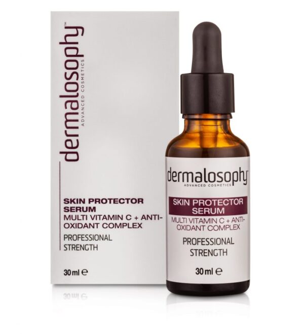 DERMALOSOPHY SERUM PROTECT VIT. C + ANTIOXYDANTS - serum ochronne antyoksydacyjne 30ml