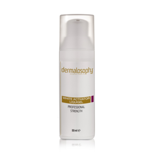 DERMALOSOPHY WHITE ACTIVATOR LIQUIGEL - aktywator do preparatów rozjaśniających 50ml