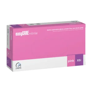 Rękawice nitrylowe Easy Care rozmiar XS RÓŻOWE bezpudrowe (100 szt.)