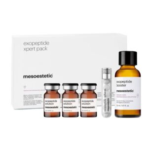 Mesoestetic exopeptide xpert pack - zabieg na twarz z egzosomami (zestaw na 5-7 zabiegów)